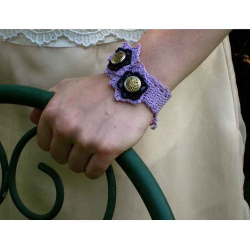 Lilac Lace Jewelry Downloadable Pattern