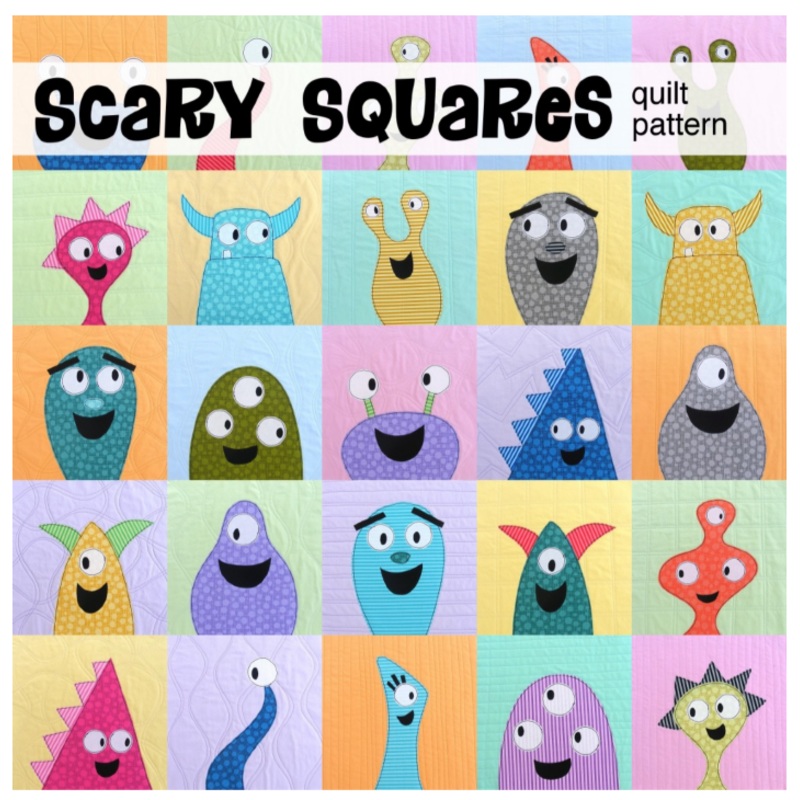 Scary Squares Downloadable Pattern