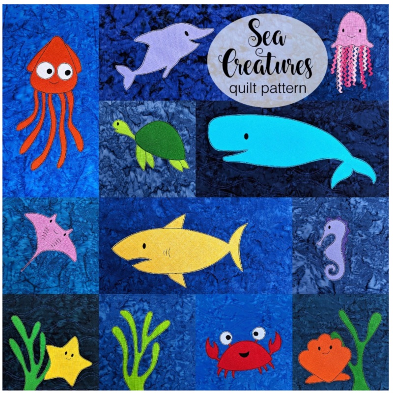 Sea Creatures  Downloadable Pattern