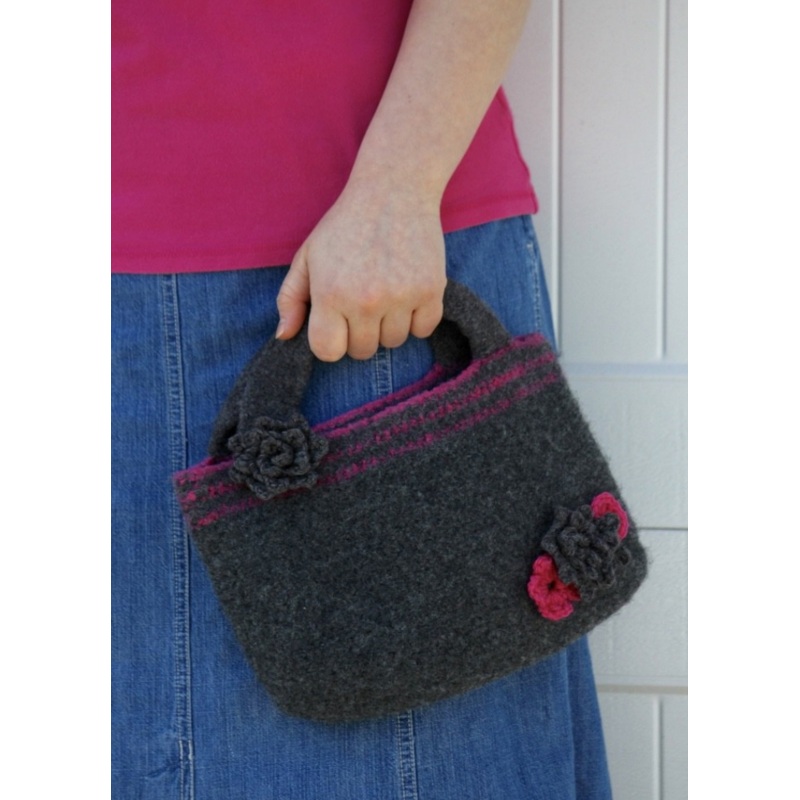 Smoky Felted Bag Downloadable Pattern