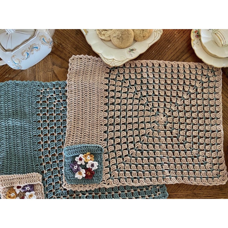 Two Stitch Placemat Downloadable Pattern