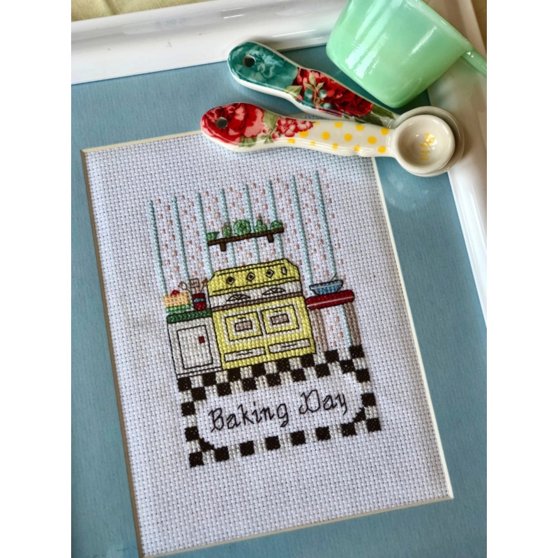 Vintage Baking Day Cross Stitch Downloadable Pattern