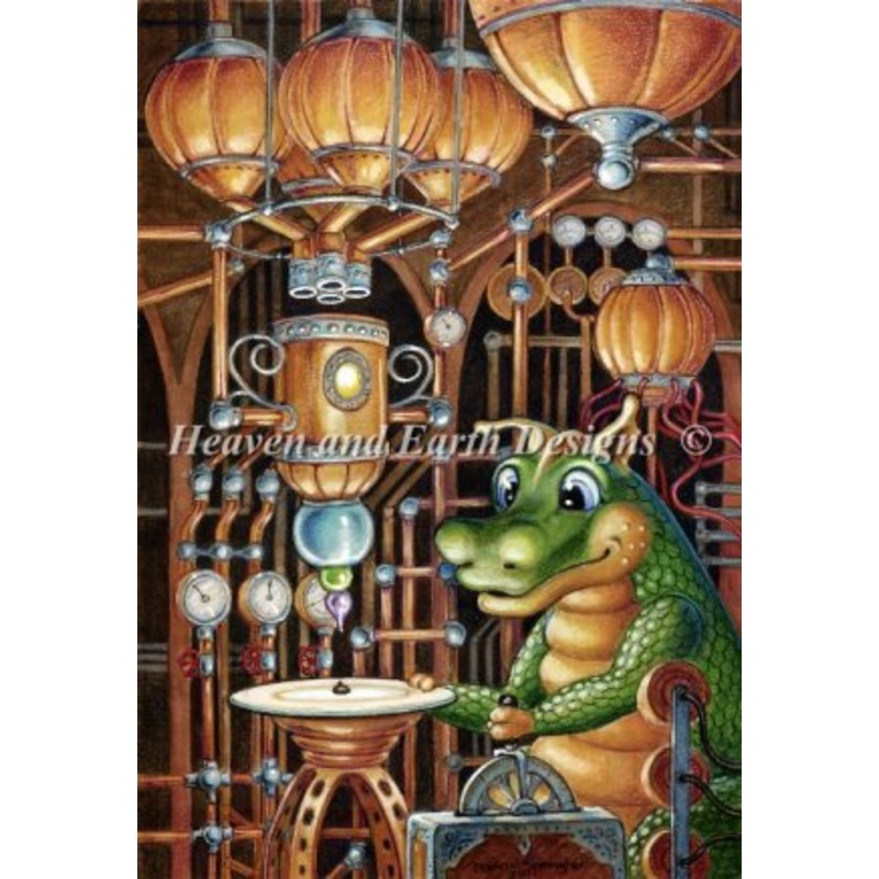 Chip Inspector Cross Stitch by Randal Spangler