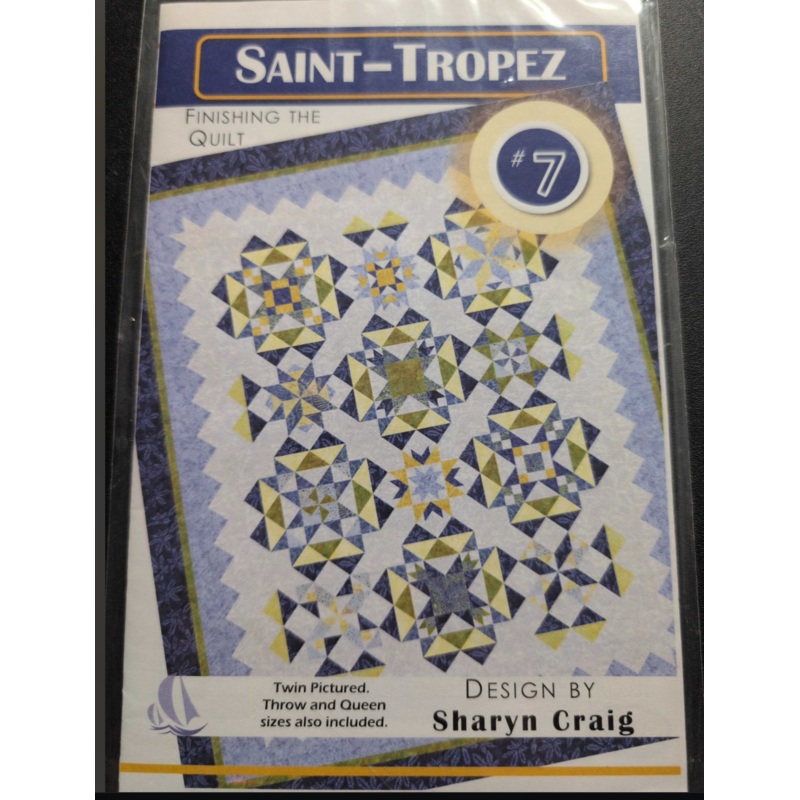 Saint-Tropez BOM #7 Quilt Pattern
