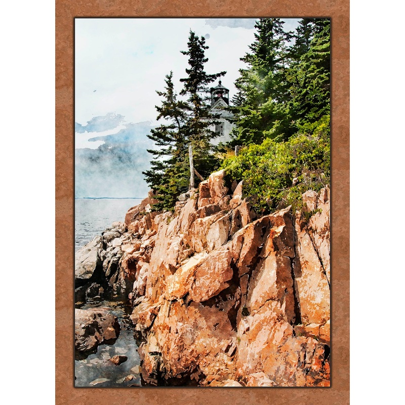 Bass Harbor Lighthouse Panel 16in x 22in