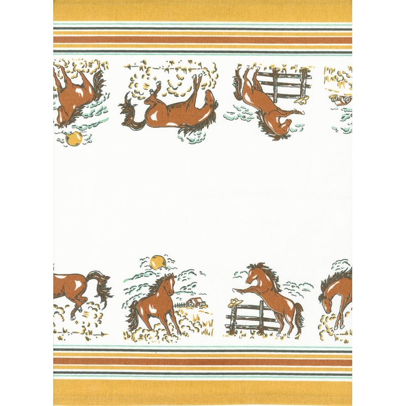 16 Classic Retro Giddy Up Cowboy Toweling
