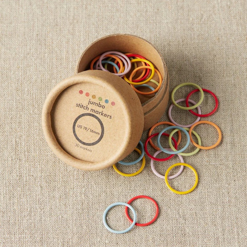Colorful Ring Stitch Markers - Jumbo