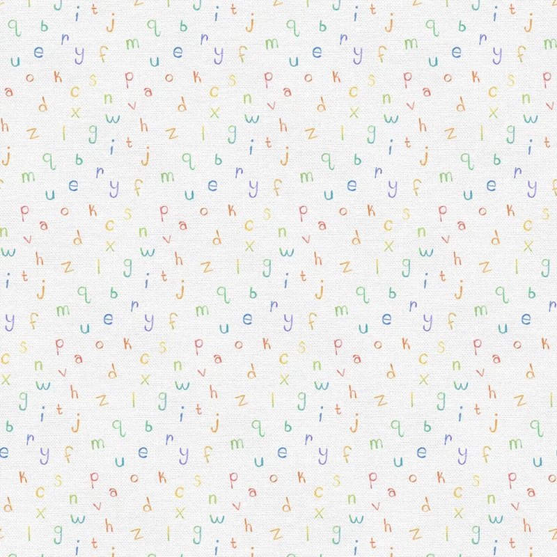 Ditsy Blenders - Alphabet - Rainbow