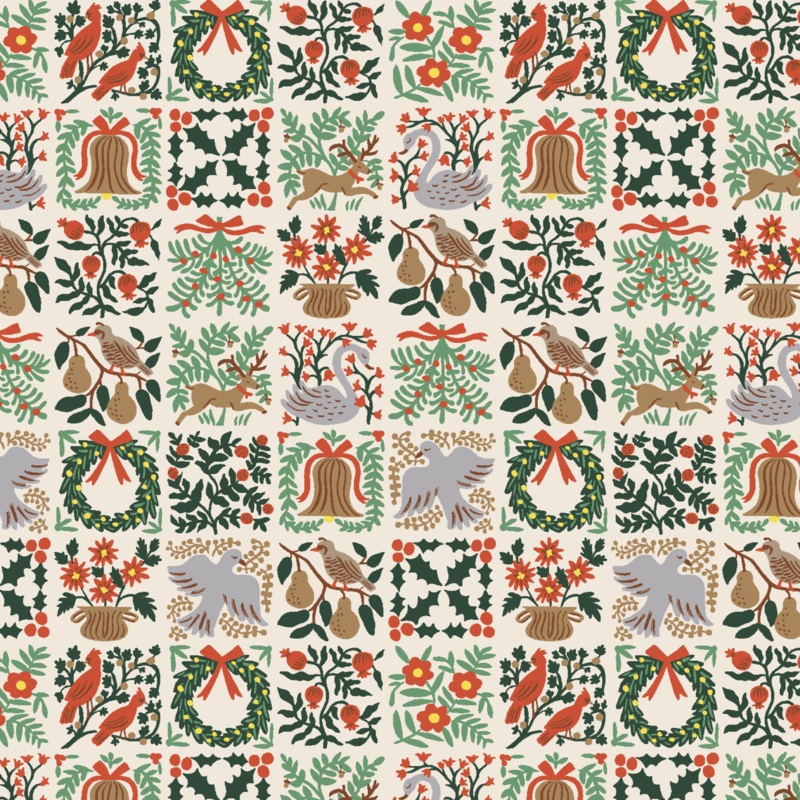 Holiday Classics - Holiday Tapestry - Cream