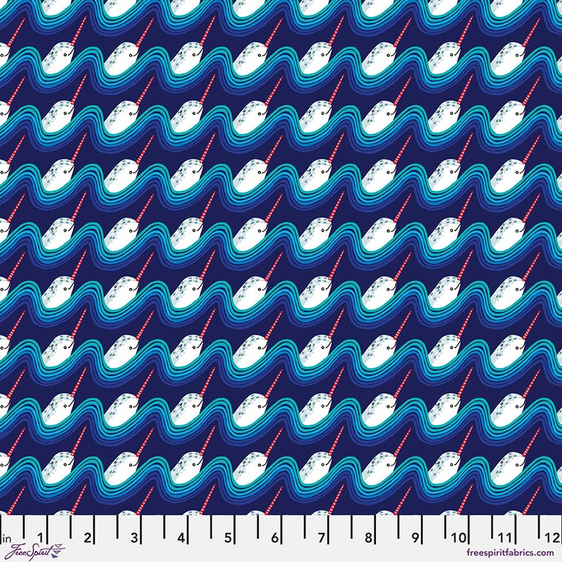 Polar Seas - Magical Narwhal - Dark Blue
