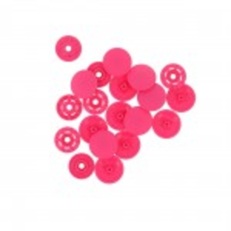 Plastic Finger Snap - 1/2 Fuchsia