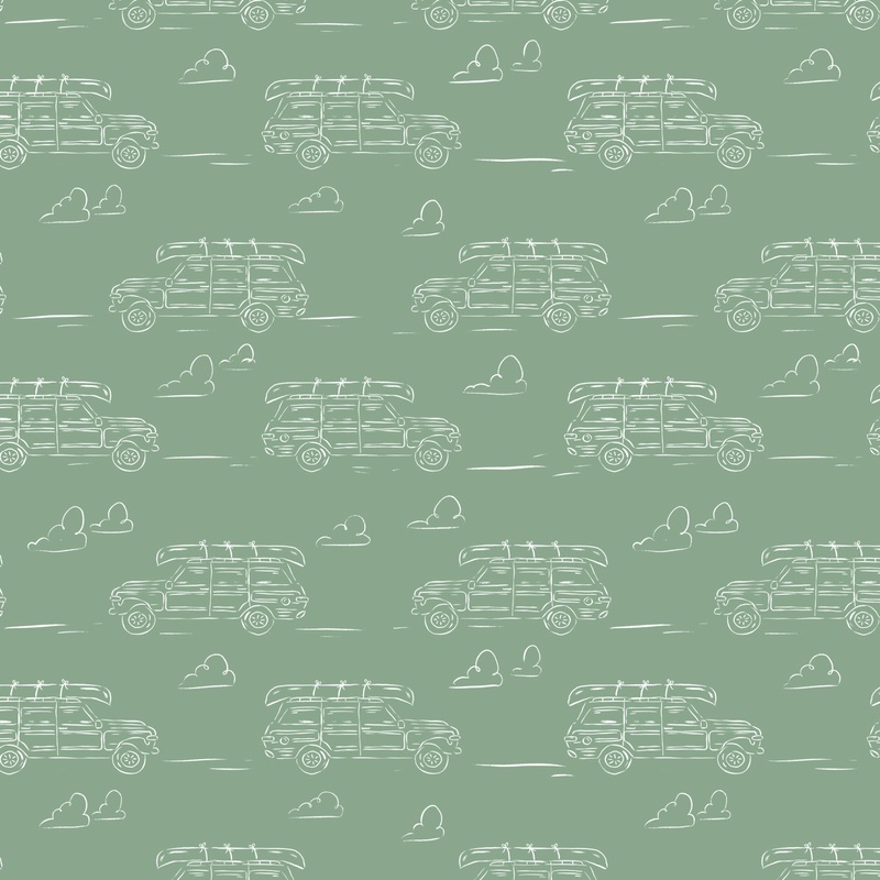 Camp Canine - Headed for Adventure - Green