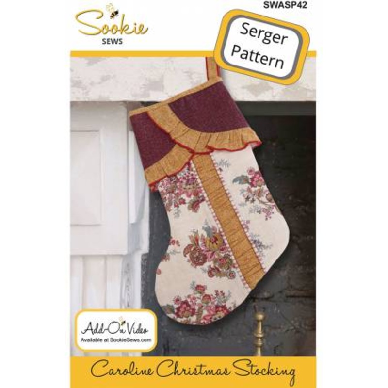 Caroline Christmas Stocking Serger Pattern