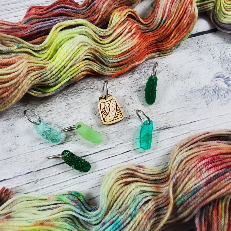 Pickle Stitch Marker Set