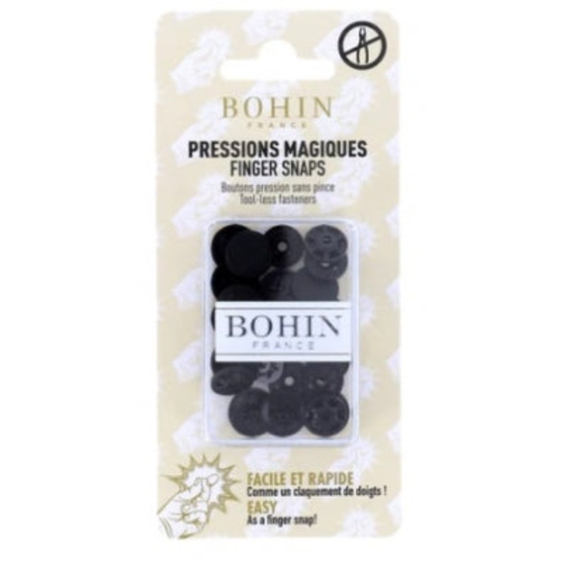 Plastic Finger Snap - 1/2 Black