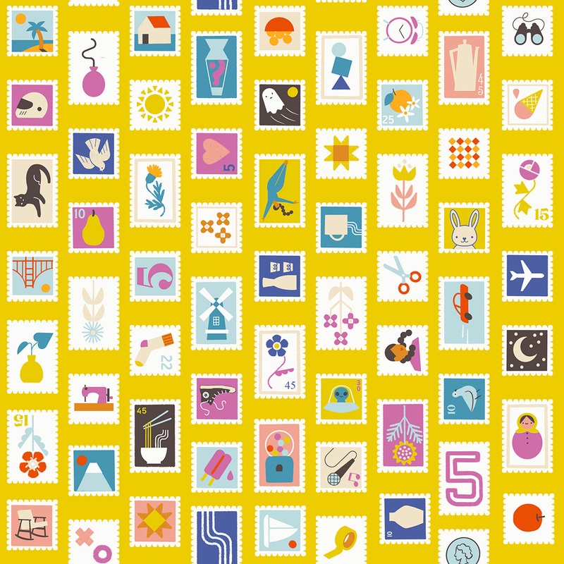 Salutations - Stamps - Golden Hour