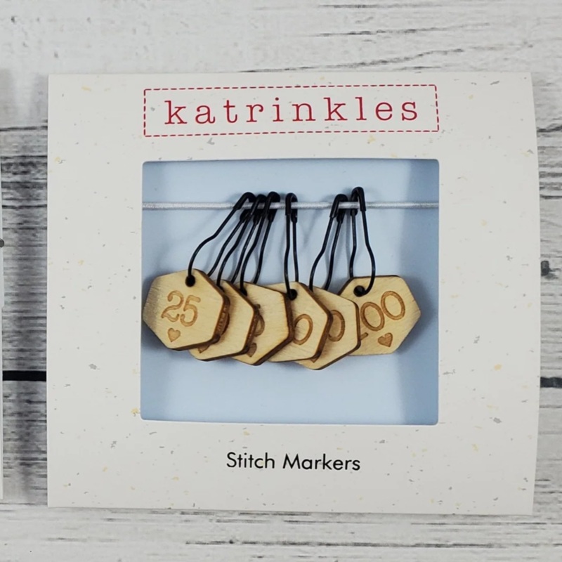 Number Stitch Markers Pins