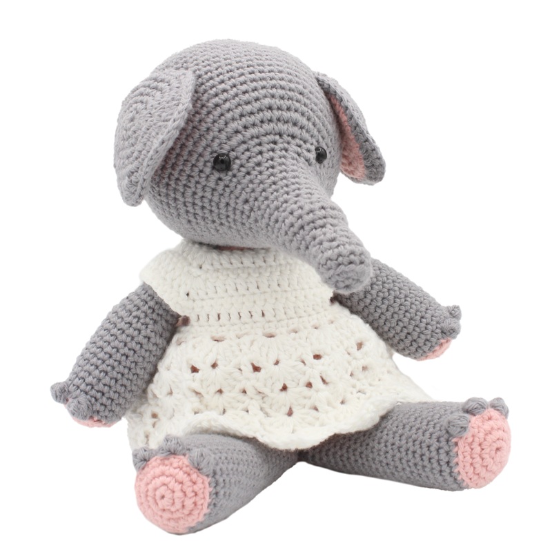 Olga the Crochet Elephant