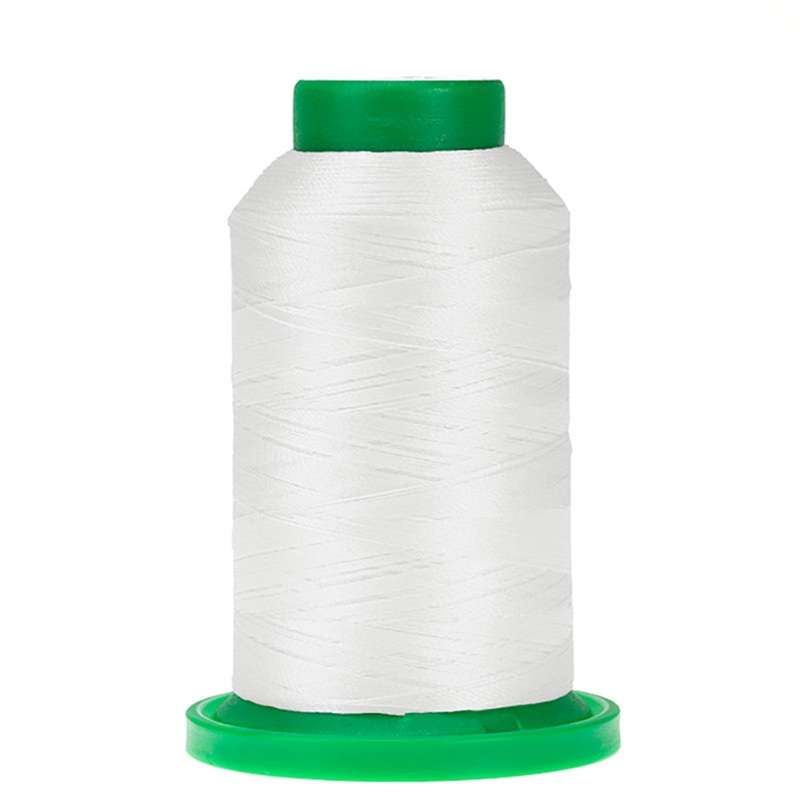 0010 Silky White Isacord Thread