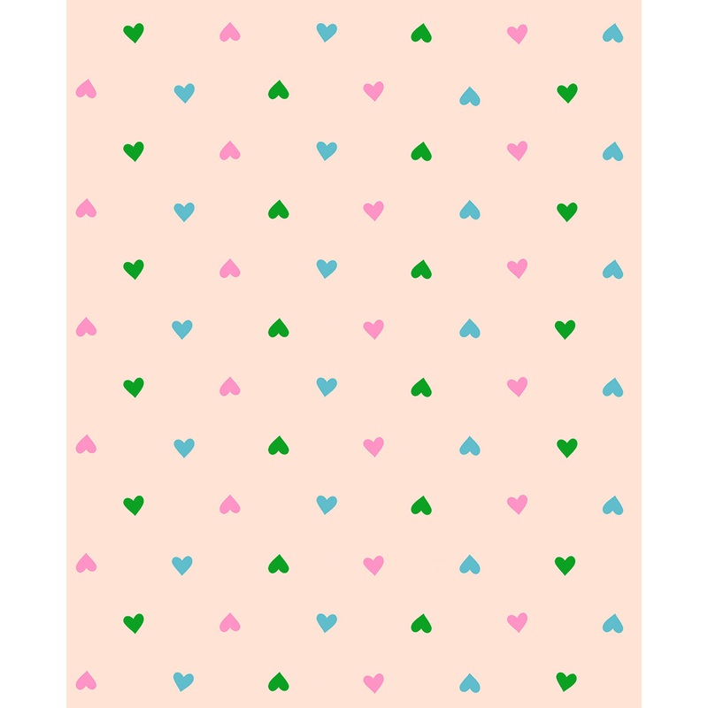 Best Day Ever - Hearts - Peach Cream