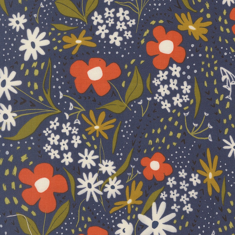 Night Owl - Feedsack Florals - Dusk