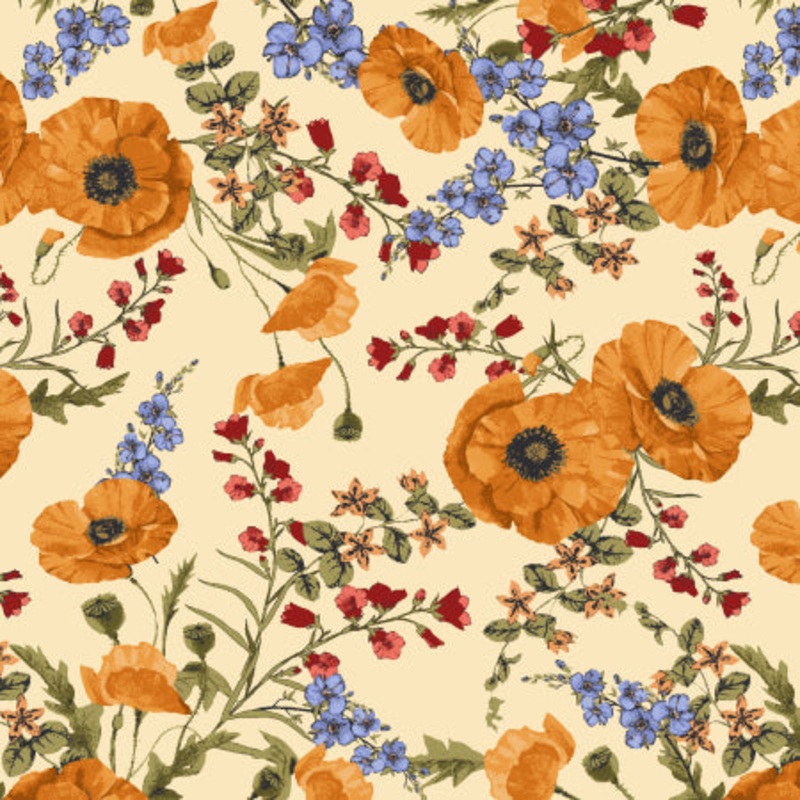 Ode to Poppies - Poppy Fields - Prince of Orange