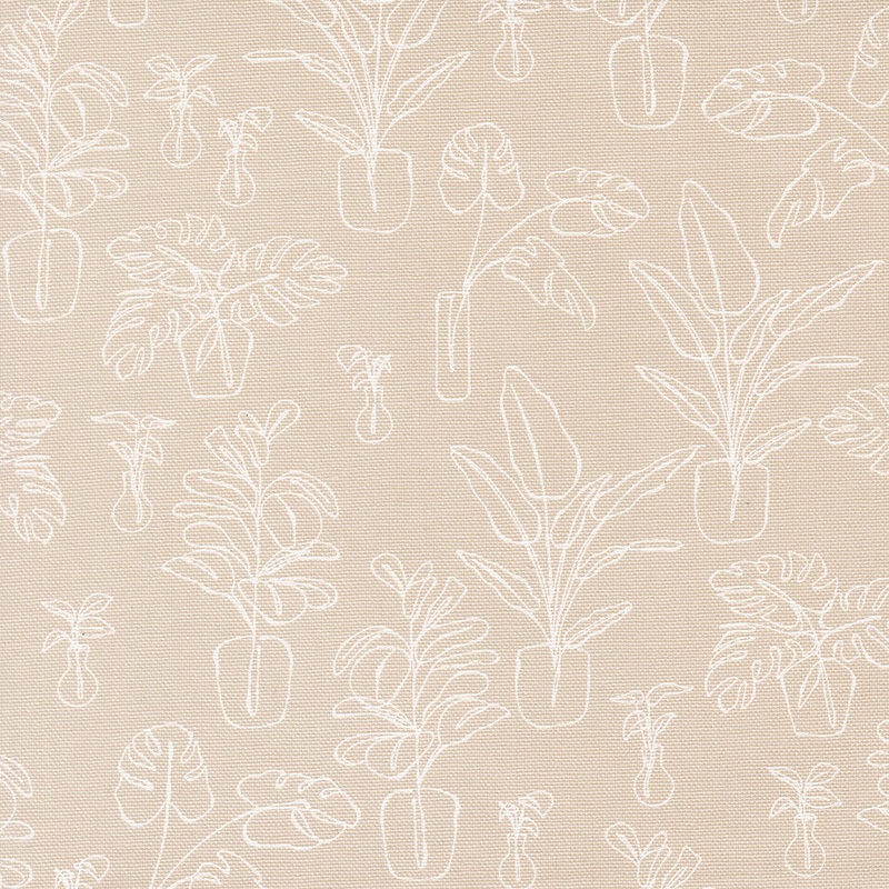 Potted Canvas - Indoor Jungle - Clay