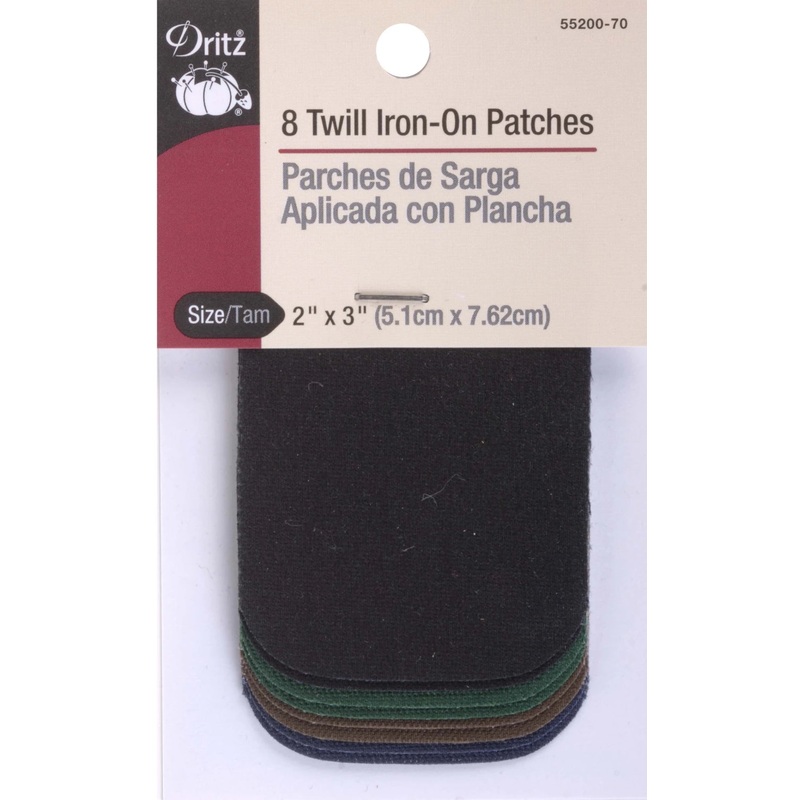 Small Twill Iron On Patches