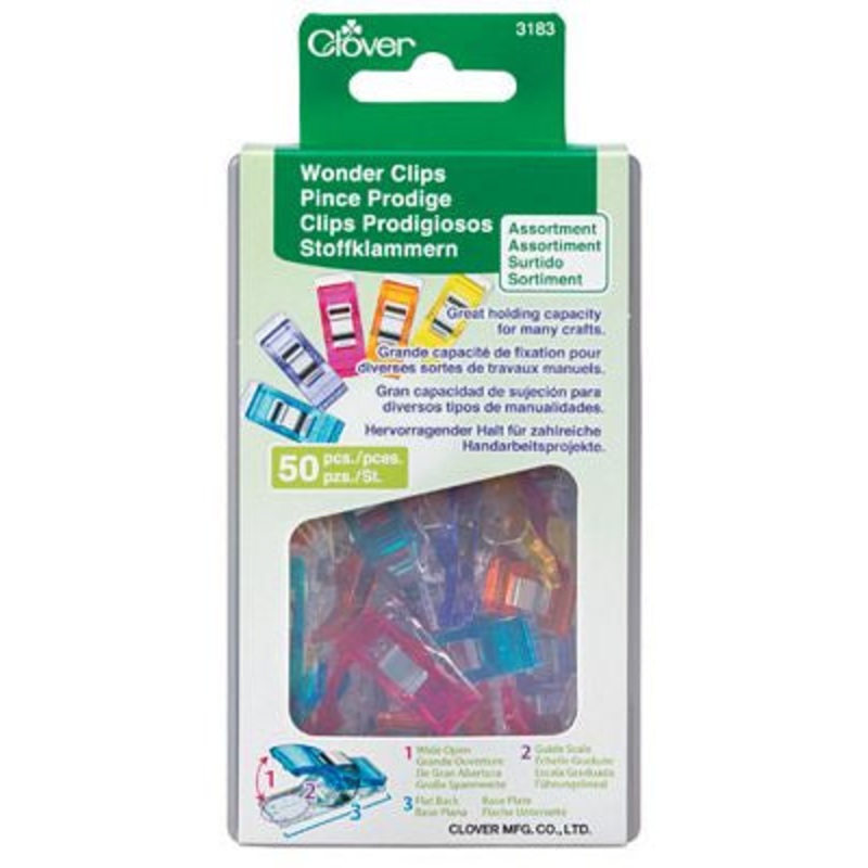 Wonder Clips Asst Colors 50pk