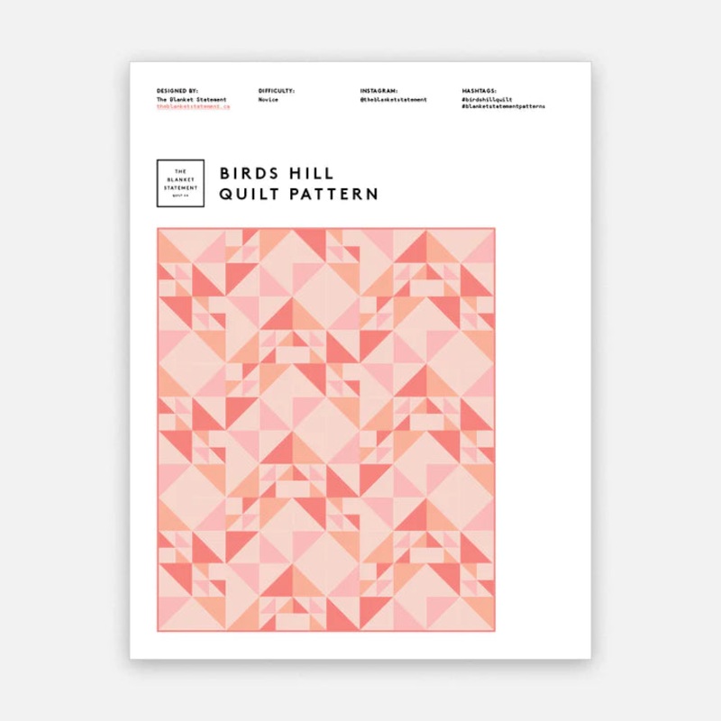 Birds Hill Quilt Pattern by The Blanket Statement